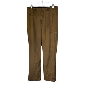 Athleta Military Green Olive Khaki Drawstring Lightweight Pants Women's XS